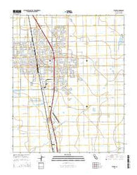 Tulare California Current topographic map, 1:24000 scale, 7.5 X 7.5 Minute, Year 2015