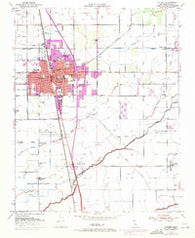 Tulare California Historical topographic map, 1:24000 scale, 7.5 X 7.5 Minute, Year 1950