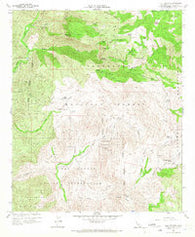Tule Springs California Historical topographic map, 1:24000 scale, 7.5 X 7.5 Minute, Year 1960