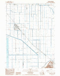 Tulelake California Historical topographic map, 1:24000 scale, 7.5 X 7.5 Minute, Year 1988