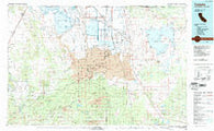 Tulelake California Historical topographic map, 1:100000 scale, 30 X 60 Minute, Year 1984