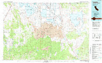 Tulelake California Historical topographic map, 1:100000 scale, 30 X 60 Minute, Year 1984