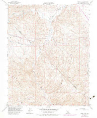 Tumey Hills California Historical topographic map, 1:24000 scale, 7.5 X 7.5 Minute, Year 1956