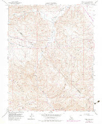 Tumey Hills California Historical topographic map, 1:24000 scale, 7.5 X 7.5 Minute, Year 1956