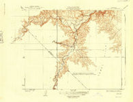 Tumey Hills California Historical topographic map, 1:31680 scale, 7.5 X 7.5 Minute, Year 1924