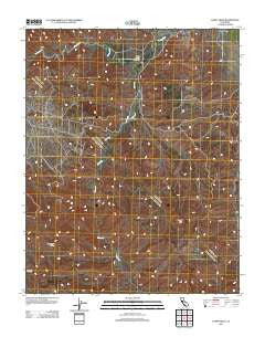 Tumey Hills California Historical topographic map, 1:24000 scale, 7.5 X 7.5 Minute, Year 2012