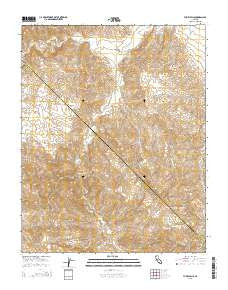 Tumey Hills California Current topographic map, 1:24000 scale, 7.5 X 7.5 Minute, Year 2015