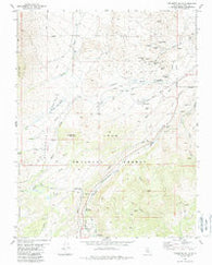 Tungsten Hills California Historical topographic map, 1:24000 scale, 7.5 X 7.5 Minute, Year 1982