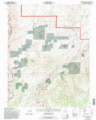 Tungsten Hills California Historical topographic map, 1:24000 scale, 7.5 X 7.5 Minute, Year 1994