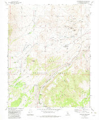 Tungsten Hills California Historical topographic map, 1:24000 scale, 7.5 X 7.5 Minute, Year 1982