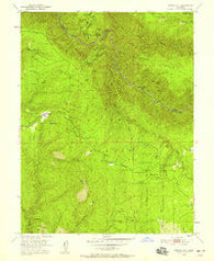 Tunnel Hill California Historical topographic map, 1:24000 scale, 7.5 X 7.5 Minute, Year 1950