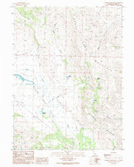 Tunnison Mountain California Historical topographic map, 1:24000 scale, 7.5 X 7.5 Minute, Year 1989