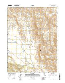 Tunnison Mountain California Current topographic map, 1:24000 scale, 7.5 X 7.5 Minute, Year 2015