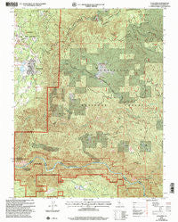 Tuolumne California Historical topographic map, 1:24000 scale, 7.5 X 7.5 Minute, Year 2001