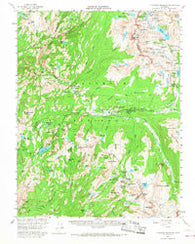 Tuolumne Meadows California Historical topographic map, 1:62500 scale, 15 X 15 Minute, Year 1956