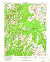 Tuolumne Meadows California Historical topographic map, 1:62500 scale, 15 X 15 Minute, Year 1956