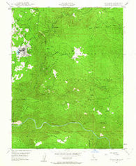 Tuolumne California Historical topographic map, 1:24000 scale, 7.5 X 7.5 Minute, Year 1948
