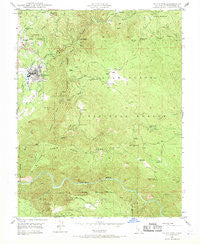 Tuolumne California Historical topographic map, 1:24000 scale, 7.5 X 7.5 Minute, Year 1948