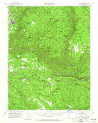 Tuolumne California Historical topographic map, 1:62500 scale, 15 X 15 Minute, Year 1948