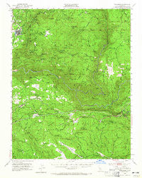 Tuolumne California Historical topographic map, 1:62500 scale, 15 X 15 Minute, Year 1948