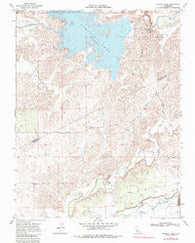 Turlock Lake California Historical topographic map, 1:24000 scale, 7.5 X 7.5 Minute, Year 1968