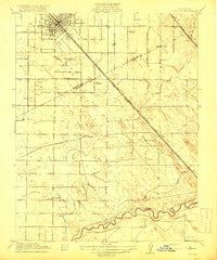 Turlock California Historical topographic map, 1:31680 scale, 7.5 X 7.5 Minute, Year 1917