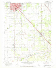 Turlock California Historical topographic map, 1:24000 scale, 7.5 X 7.5 Minute, Year 1961