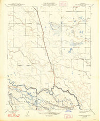 Turner Ranch California Historical topographic map, 1:24000 scale, 7.5 X 7.5 Minute, Year 1948
