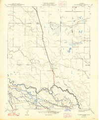 Turner Ranch California Historical topographic map, 1:24000 scale, 7.5 X 7.5 Minute, Year 1948