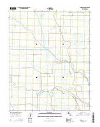 Turner Ranch California Current topographic map, 1:24000 scale, 7.5 X 7.5 Minute, Year 2015