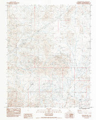 Turquoise Mtn California Historical topographic map, 1:24000 scale, 7.5 X 7.5 Minute, Year 1983