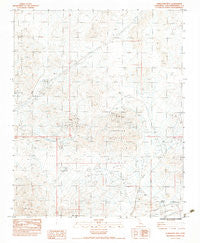 Turquoise Mtn. California Historical topographic map, 1:24000 scale, 7.5 X 7.5 Minute, Year 1983