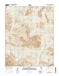 Turquoise Mountain California Current topographic map, 1:24000 scale, 7.5 X 7.5 Minute, Year 2015
