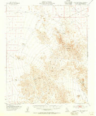 Turtle Mountains California Historical topographic map, 1:62500 scale, 15 X 15 Minute, Year 1954