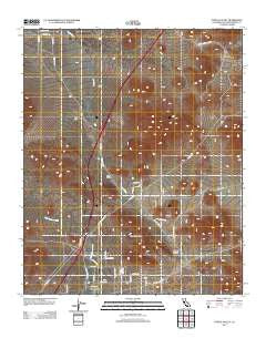 Turtle Valley California Historical topographic map, 1:24000 scale, 7.5 X 7.5 Minute, Year 2012