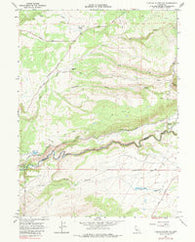 Tuscan Buttes NE California Historical topographic map, 1:24000 scale, 7.5 X 7.5 Minute, Year 1965