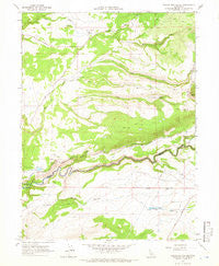 Tuscan Buttes NE California Historical topographic map, 1:24000 scale, 7.5 X 7.5 Minute, Year 1965