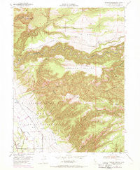 Tuscan Springs California Historical topographic map, 1:24000 scale, 7.5 X 7.5 Minute, Year 1951