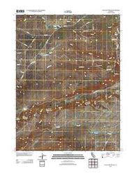 Tuscan Buttes NE California Historical topographic map, 1:24000 scale, 7.5 X 7.5 Minute, Year 2012