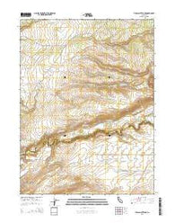 Tuscan Buttes NE California Current topographic map, 1:24000 scale, 7.5 X 7.5 Minute, Year 2015