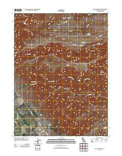 Tuscan Springs California Historical topographic map, 1:24000 scale, 7.5 X 7.5 Minute, Year 2012