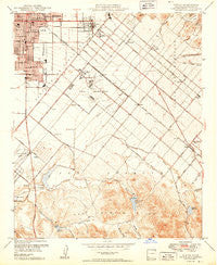 Tustin California Historical topographic map, 1:24000 scale, 7.5 X 7.5 Minute, Year 1950
