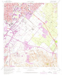 Tustin California Historical topographic map, 1:24000 scale, 7.5 X 7.5 Minute, Year 1962