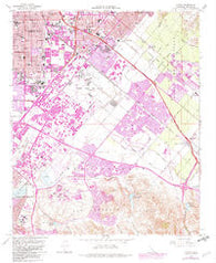 Tustin California Historical topographic map, 1:24000 scale, 7.5 X 7.5 Minute, Year 1965