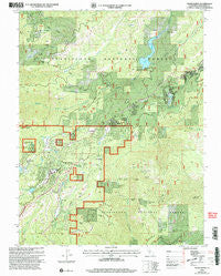 Twain Harte California Historical topographic map, 1:24000 scale, 7.5 X 7.5 Minute, Year 2001
