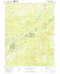 Twain Harte California Historical topographic map, 1:24000 scale, 7.5 X 7.5 Minute, Year 1979