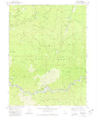 Twain California Historical topographic map, 1:24000 scale, 7.5 X 7.5 Minute, Year 1980