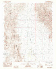 Twelvemile Spring California Historical topographic map, 1:24000 scale, 7.5 X 7.5 Minute, Year 1984