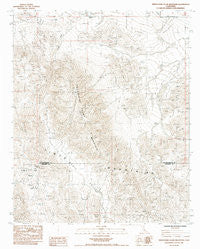 Twentynine Palms Mountain California Historical topographic map, 1:24000 scale, 7.5 X 7.5 Minute, Year 1985