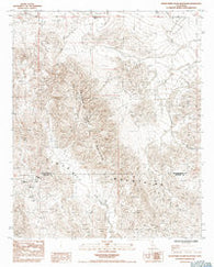 Twentynine Palms Mountain California Historical topographic map, 1:24000 scale, 7.5 X 7.5 Minute, Year 1985